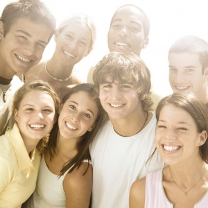 Smiling Teenagers