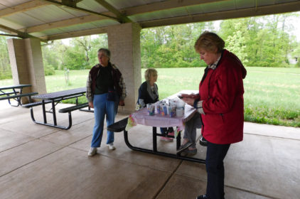 Judy, Diane and Lucy at Kayla’s Playground